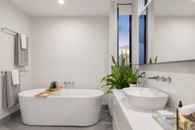 Master bathroom remodel with walk-in shower, Rose Gold Group El Paso