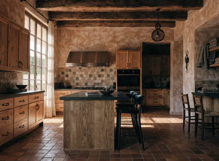 Example of a southwest modern kitchen