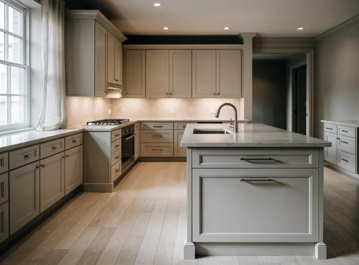 Example of a transitional kitchen